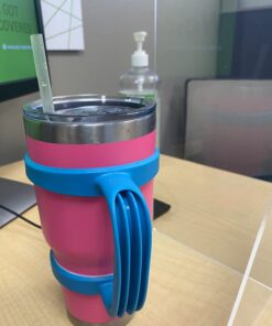 F-32 Handle - 19 COLORS - 30oz Size - Compatible with 30 oz YETI and 30 oz. OZARK TRAIL Tumbler Travel Mug (30OZ, ELECTRIC BLUE) 30ozElectric Blue 30.0 ounces 19 61n1VTd8GrL