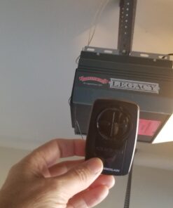 Chamberlain KLIK5U-BK2 Clicker 2-Button Garage Door Opener Remote with Visor Clip, Black Pack of 1 44 61n1kvbDpEL