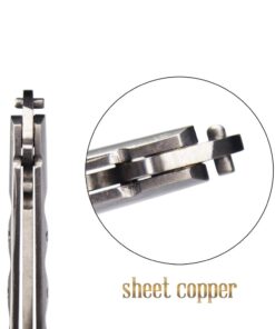 VORNNEX Practice Butterfly Knife Trainer,Full Stainless Steel Unsharpened 100% Safe Dull Balisong Knives Trainer Butterfly Comb for Training(Silver) 20 61n1tAXzaCL