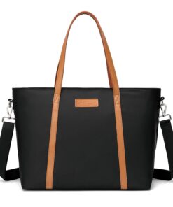 Tote Bag for Women, Bags for Women Teacher Work 15.6 Laptop Bags Beach Handbag Black 30 61n2B ZQTiL