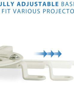 Mount-It! Ceiling Projector Mount | Full Motion and Height Adjustable from 14.5-21.5 Inches | Universal Bracket Fits Epson, Optoma, Benq, and Viewsonic Projectors | 30 Lbs Capacity (Medium) Medium 19 61n2c6F KRL