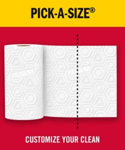 Brawny Paper Towels, 16 XL Rolls, Pick-A-Size, White, 16 = 32 Regular Rolls 8 Rolls (Pack of 2) 35 61n2uJn3psL