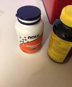 NOW Supplements, L-Glutamine 500 mg, Nitrogen Transporter*, Amino Acid, 120 Veg Capsules 120 Count (Pack of 1) 21 61n3mG0jz1L