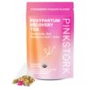 Pink Stork Postpartum Recovery Herbal Tea, Organic Red Raspberry Leaf with Chamomile, Hormone Balance for Women after Labor and Delivery, Strawberry Passion, Caffeine-Free, 15 Sachets 4 61n49sXHlNL