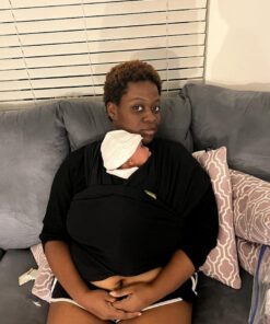 Boba Wrap Baby Carrier, Black - Original Stretchy Infant Sling, Perfect for Newborn Babies and Children up to 35 lbs 34 61n50wDxsvL