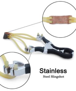 BESTZY Powerful Slingshot Bow Catapult,Outdoor Hunting Sling Shot Rubber Bands by Outdoorstainless High Velocity Most Powerful Profesional A 11 61n6Dbej5HL