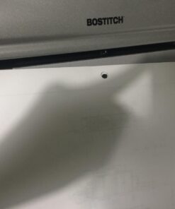 Bostitch Office Premium 3 Hole Punch, 12 Sheet Capacity, Metal, Rubber Base, Easy-Clean Tray, Silver 48 61n7be166bL