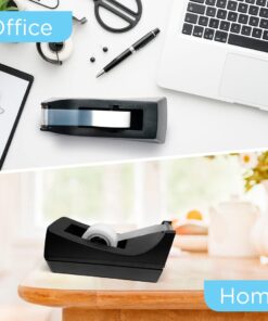 Desktop Tape Dispenser - Non-Skid Base - Weighted Tape Roll Dispenser - Perfect for Office Home School (Tape not Included) 2 Pack 15 61n8WA6DeAL