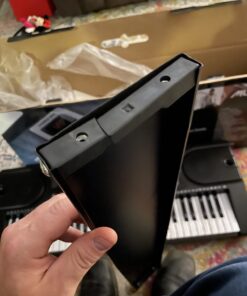 Hamzer 61-Key Portable Electronic Keyboard Piano with Stand, Stool, Headphones, Microphone & Sticker Sheet 44 61n9Oxe6IOL