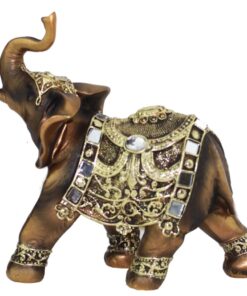 We pay your sales tax Feng Shui Brass Color Elephant Statues Wealth Lucky Figurine Home Decor Gift Idea (3) 12 61nA179 lpL 1