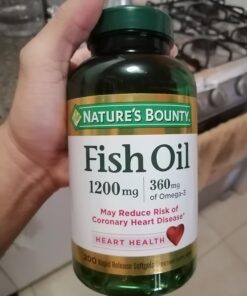 Nature's Bounty Fish Oil, Supports Heart Health, 1200 Mg, Rapid Release Softgels, 200 Ct 22 61nC7J6k8pL