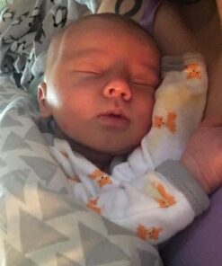 Luvable Friends Unisex Baby Cotton Gowns, Fox, 0-6 Months US 9 61nCJ fyauL