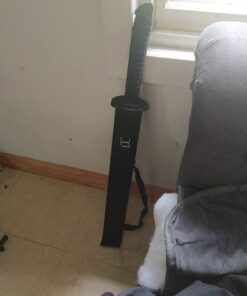 BladesUSA HK-6183 Twin Ninja Swords, Two-Piece Set, Black, 28-Inch Overall 25 61nCqxwtNmL