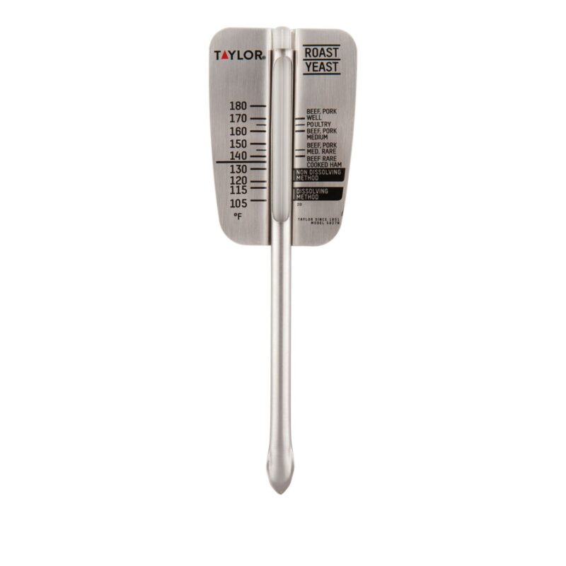 Catalog 7 Taylor Roast and Yeast Instant Read Meat Food Kitchen Cooking Thermometer 6-1/2" L Silver
