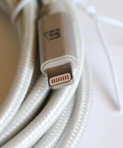 LAX iPhone Charger Lightning Cable - MFi Certified Durable Braided Apple Lightning USB Cord for iPhone 11/11 Pro Max/XS Max/X/iPad, iPod & More 10 Feet Silver 21 61nGUUBQTL