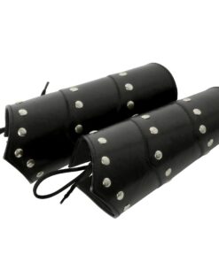 Armor Venue - Set of Faux Leather Arm Guards - Black - One Size 9 61nGf lr1qL