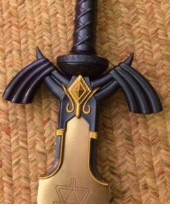 Zelda Link Master Sword Twilight Princess Fantasy Sword with Plaque - Blue (Blue) 69 61nJ3Jv reL