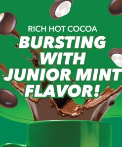 Tootsie Roll Junior Mints Hot Cocoa Pods, Compatible with Keurig K Cup Brewers, Perfect Peppermint Hot Chocolate Gift, Candy Junior Mints Hot Cocoa, 40 Count Mint 40 Count (Pack of 1) 24 61nJ49fVKVL