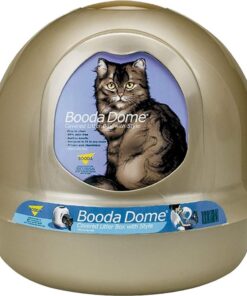 Petmate Booda Dome Cat Litter Box for Indoor Cats , Titanium, Made in USA One Size 29 61nJC0BNNEL