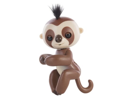 Fingerlings Baby Sloth - Kingsley (Brown) -  Interactive Baby Pet - by WowWee Kingsley (Brown)