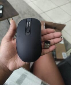 Wireless Keyboard and Mouse Combo, Lovaky 2.4G Full-Sized Ergonomic Keyboard Mouse, 3 DPI Adjustable Cordless USB Keyboard and Mouse, Quiet Click for Computer/Laptop/Windows/Mac (1 Pack, Black) 1 Pack 28 61nJUiXGkiL