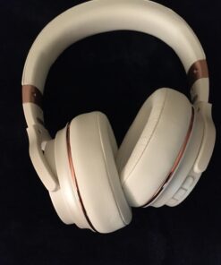 Raycon Everyday Wireless Bluetooth Over Ear Headphones, with Active Noise Cancelling, Awareness Mode and Built in Microphone, IPX 4 Water Resistance, 38 Hours of Battery Life (Rose Gold) Rose Gold 32 61nJc9etPVL