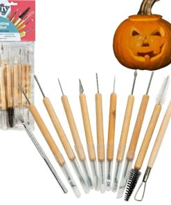 Pottery Tool Kit -11-Piece 21-Tool Beginner's Clay Sculpting Set, Clay, Wood Carving, Ceramic Art Project Accessories for School, Classrooms, Kids/Adults,Great Birthday Gift Holiday Craft Activity 37 61nJglgTn7L