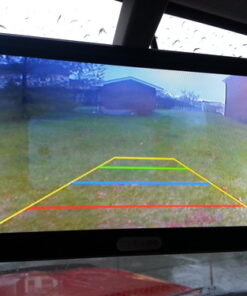 BW 7 Inch 16:9 TFT LCD Widescreen Car Monitor Car Rear View Mirror with Touch Button, HD 800(W)x 480(H) Resolution, Two Ways of Video input 22 61nKKU4ZjvL