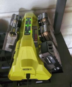 RYOBI P135 18V One+ 6 Port Lithium Ion Battery Supercharger (18V Batteries Not Included/Charger Only) 20 61nLGiQsgqL