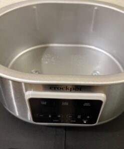 Crockpot™ 7-Quart Cook & Carry™ Slow Cooker with Sous Vide,Programmable, Stainless Steel 51 61nLSlIAHL