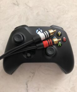 Monoprice 6inch Premium 3.5mm Stereo Female to 2RCA Male 22AWG Cable (Gold Plated) - Black 7 61nMCsgsTTL