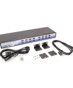 Coolgear Industrial 16-Port Rack Mount USB 2.0 Hub w/Internal Power Supply 11 61nMKzi9p L