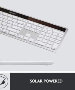 Logitech K750 Wireless Keyboard— Solar Recharging, Mac-Friendly, 2.4GHz Wireless - Silver 21 61nMYpML4yL