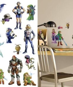 Alternative view of RoomMates RMK2780SCS Nintendo Zelda: Ocarina Of Time 3D Peel and Stick Wall Decals Zelda 3D Decals