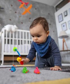 Baby Bath Toys Fishing Games Kids Bathtub Toys for Toddler 1-3 2-4 Fun Shower Bath Time Mold Free Water Pool Toys Christmas Stocking Stuffer Birthday Gift for Boys Girls Age 1 2 3 4 5 6(Color Random) Baby fishing toys 23 61nNqOv6vfL