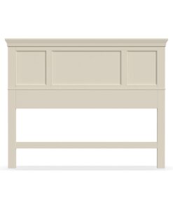 Home Styles Naples White Queen Headboard with Mahogany Wood Solids, Brush Stroke Finish, Raised Panel Design, and Rich White Finish Off-White 14 61nOMgD7NHL