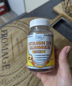 Vitamin D Gummies for Adults Kids 5000 IU - Chewable D3 Gummies Supplement for Women Men 2 Month Supply VIT D Gummy Tasty Chewables 60 Count (Pack of 1) 40 61nORlnUslL