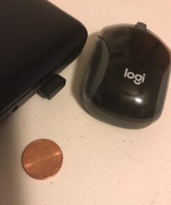 Logitech Wireless Mini Mouse M187 Ultra Portable, 2.4 GHz with USB Receiver, 1000 DPI Optical Tracking, 3-Buttons, PC / Mac / Laptop - Black 53 61nOc2hZ1pL