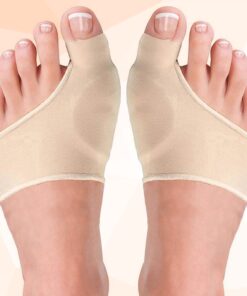 Bunion Corrector for Women & Men - Bunion Pads Relief Orthopedic Sock Cushion Sleeve Splint Gel Protector Support Brace w/ Non-Slip Grip - Bunion Remover Toe Guard - Fix Hallux Valgus Med. 2 Pcs Medium (2 Count) 20 61nPijpxgjL