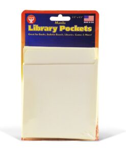 Hygloss Products Manila Library Pockets – Self Adhesive Pocket Envelopes – 4.5 x 3.5 Inches, White, 40 Pack Self-Adhesive 12 61nQnPh3OL