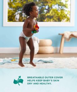 Amazon Brand - Mama Bear Gentle Touch Diapers, Hypoallergenic, Size 5, White, 132 Count (4 packs of 33) Size 5 (132 Count) 28 61nRawMkzjL
