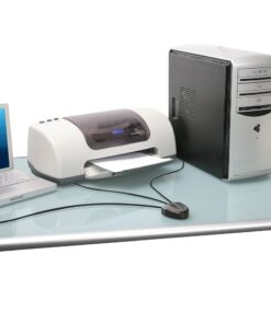 IOGEAR 2 Port USB 2.0 Switch - Auto Printer Switch - Manually or Auto Control - LEDs Indicate - Plug n Play - GUB231 8 61nRnsM zSL