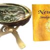 New Age Smudges & Herbs® 5 - 6 inches Premium Natural Abalone Shell &Wooden Stand~ Smudging, Cleansing Home, Meditation, Incense Holder, Home Décor, 100% Natural & Sustainable.