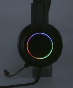 Gaming Headset,PC Headset with Noise Canceling Mic,3.5MM Gaming Headphone,USB Wired Gaming Headphone,Comfortable Earmuffs, Long Time 12 61nS9VWqIEL