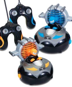 Kid Galaxy Remote Control Bump 'n Chuck Bumper Cars. RC Toy Game. 2 Radio Control Vehicles Standard Packaging 15 61nSRxVCHCL
