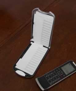 Home-X Retro Style Flip Open A-Z Address Book. Black and Silver Finish 10 61nSbLY7TML 1