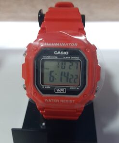 Casio Unisex F-108WH-1ACF Big Square Digital Display Quartz Black Watch Red 29 61nU2bb6YOL