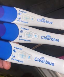 Clearblue Rapid Detection Pregnancy Test, Home Pregnancy Kit, 3 Count 3 Count (Pack of 1) 34 61nVYRtGxwL
