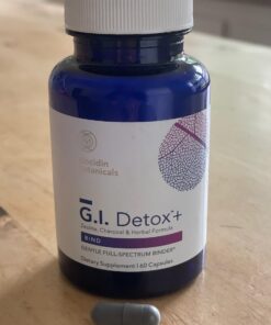 G.I. Detox+ Gentle Binder by Biocidin - Gut Health Intestinal Cleanse with Charcoal, Zeolite & Aloe - Assists in Toxin & Biofilm Removal, May Reduce Bloating & Gas (60 GI Detox Capsules) 20 61nXAEcq3VL