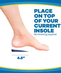 Dr. Scholl's Heel Cushions with Massaging Gel Advanced // All-Day Shock Absorption and Cushioning to Relieve Heel Discomfort (for Men's 8-13, Also Available for Women's 6-10) Men 8-13 16 61nXKXwLhbL